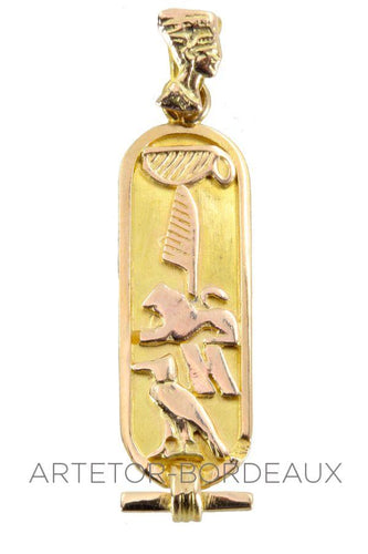 Pendentif Pendentif cartouche égyptien 58 Facettes 35171
