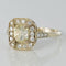 Bague 54 Bague diamant champagne et diamants brillants 58 Facettes 17-305-54-1