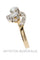 Bague 52 Toi et moi ancien diamants 58 Facettes 31891