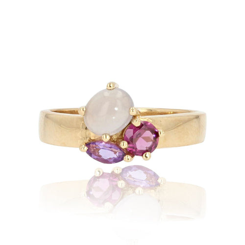 Bague 53 Bague pierres fines et or 58 Facettes 21-268A-53