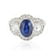 Bague 50 Bague Saphir et Diamants esprit art déco 58 Facettes 09-007-2344492-50