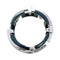Bague 50 Bague Mellerio, "Graphic", or blanc, céramique, diamants. 58 Facettes 29698-1