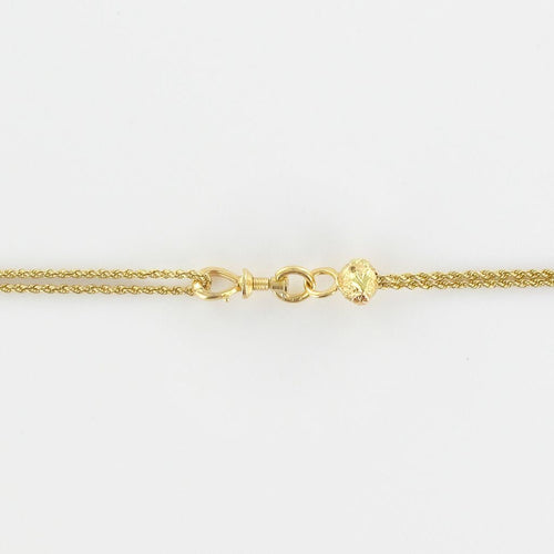 Collier Sautoir ancien maille torsadée 58 Facettes 16-150