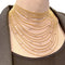 Collier Collier Cartier "Draperie" en or jaune, or blanc et diamants. 58 Facettes 29547