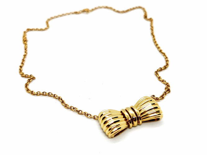 Collier O.J. Perrin Collier Noeud Or jaune 58 Facettes 997382CN