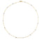 Collier Collier en deux tons d'or serti de 15 diamants en serti clos. 58 Facettes 30534