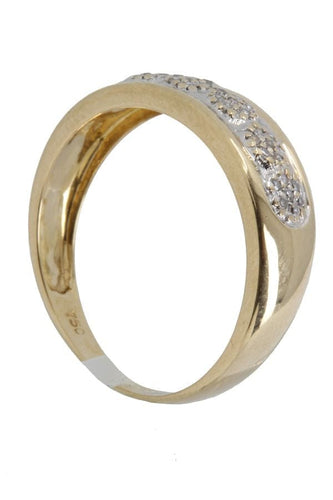 Bague Jonc moderne diamants 58 Facettes 038091