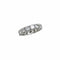 Bague 56 Alliance tour complet or blanc. 58 Facettes 30613