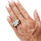 Bague 52 Bague Fred, "Success", en or blanc et diamants. 58 Facettes 30450