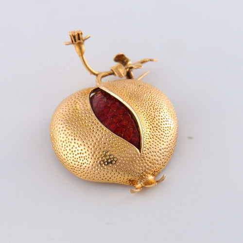 Broche Broche Couture Or et Email 58 Facettes 1