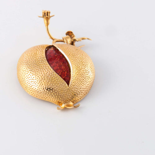 Broche Broche Couture Or et Email 58 Facettes 1