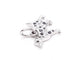 Pendentif Dodo Pomellato Pendentif Dalmatien Dalmatien Or blanc Diamant 58 Facettes 00730CN