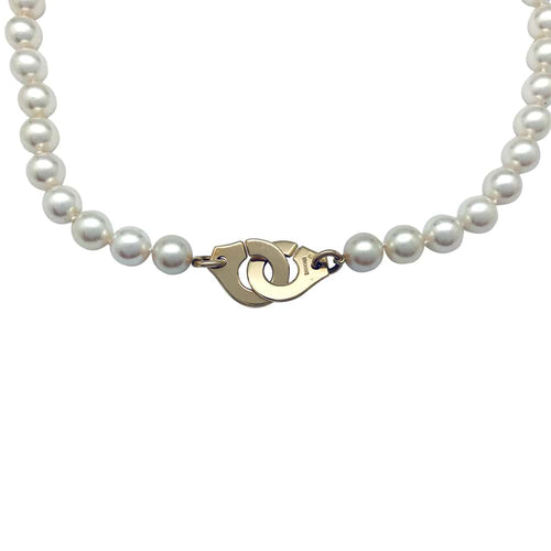 Collier Collier de perles Dinh Van "Menottes R15" en or jaune. 58 Facettes 30101