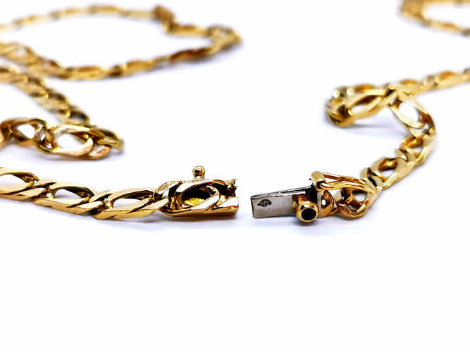 Collier Caplain Saint André Collier Sautoir Or jaune Saphir 58 Facettes 979581CN