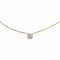 Collier Collier solitaire diamant 1,04 carat en or rose. 58 Facettes 30422