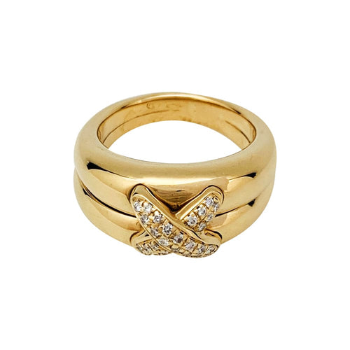 Bague 54 Bague Chaumet, "Liens", or jaune et diamants. 58 Facettes 30257
