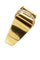 Bague 53 Bague tank rubis et diamants 58 Facettes 1711