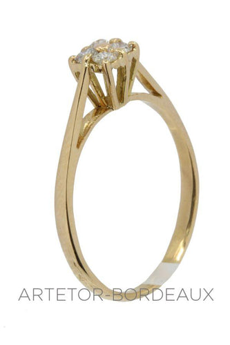 Bague 57 Bague style solitaire 58 Facettes 34171