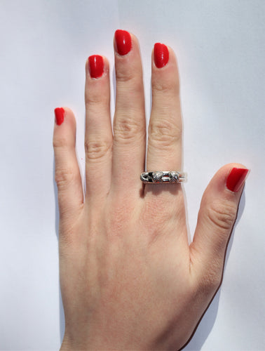 Bague 52 CHAUMET bague "Liens 3 Croisés" en or blanc 58 Facettes 381