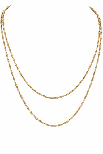 Collier Sautoir ancien torsadé 58 Facettes 036461