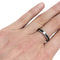 Bague 56 Bague Chanel modèle "Ultra" en or blanc, céramique noire, diamant. 58 Facettes 28877-1