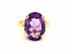 Bague 55 Bague Or jaune Améthyste 58 Facettes 841209CN