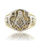 Bague 54 Bague chevalière homme maçonnique 58 Facettes 19-176-54