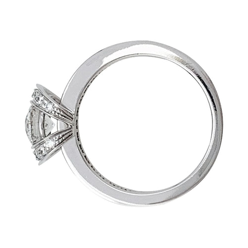 Bague 48 Bague Tiffany&Co. "Ribbon" en platine, diamant 0,55 carat. 58 Facettes 29796