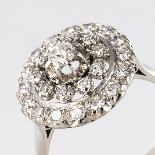 Bague 59 Bague ronde diamants 58 Facettes 19-481-48