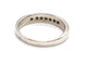 Bague 54 Bague Demie alliance Or blanc Diamant 58 Facettes 1186432CN