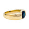Bague 58 Bague jonc en or jaune, saphir. 58 Facettes 29704