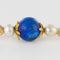 Collier Collier ancien et son médaillon lapis lazuli et perles fines 58 Facettes 20-154