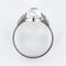 Bague 53 Bague pierre de lune et saphirs 58 Facettes 17-314-53-1