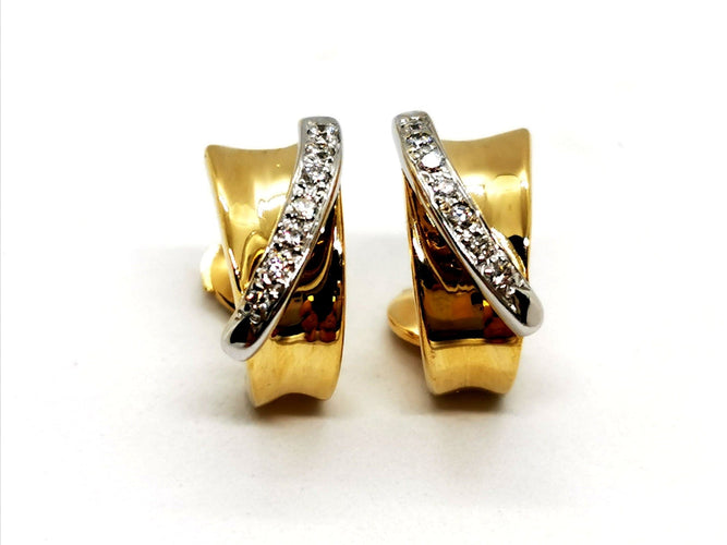 Boucles d'oreilles Boucles d'oreilles Or jaune Diamant 58 Facettes 1117930CN