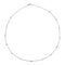 Collier Collier gouttière en or blanc, diamants. 58 Facettes 30177