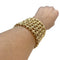 Bracelet Bracelet Manchette Hermès en or jaune. 58 Facettes 30059