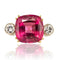 Bague 54 Bague tourmaline coussin et diamants 58 Facettes 18-154-54