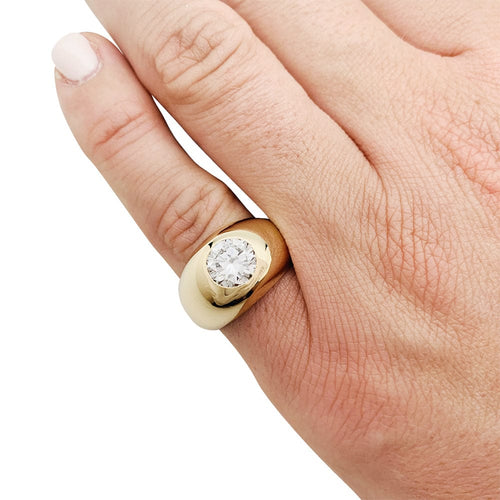 Bague 49 Bague Cartier diamant 1,34 carat. 58 Facettes 29998
