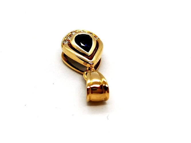 Pendentif Pendentif Or jaune Saphir 58 Facettes 1125991CD