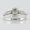 Bague 54 Solitaire diamant et diamants baguette 58 Facettes 16-060-54