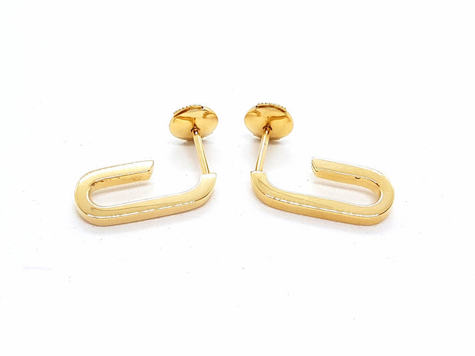Boucles d'oreilles Dinh Van Boucles d'oreilles Maillon Or jaune 58 Facettes 06504CD