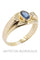 Bague 58 Bague saphir et diamants 58 Facettes 32201