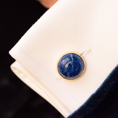 Boutons de manchette Boutons de manchettes Lapis lazuli 58 Facettes 19-681
