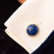 Boutons de manchette Boutons de manchettes Lapis lazuli 58 Facettes 19-681