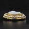 Broche Broche Camée email bleu perles 58 Facettes 14-105-8377620