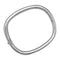 Bracelet Bracelet jonc rigide carré en or blanc 58 Facettes 30360
