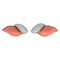 Boucles d'oreilles Boucles d'oreilles M.Gérard en or jaune, platine, corail et diamants. 58 Facettes 28331