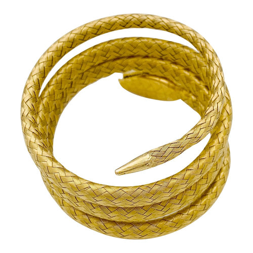 Bracelet Un bracelet Serpent en or jaune. 58 Facettes 30038