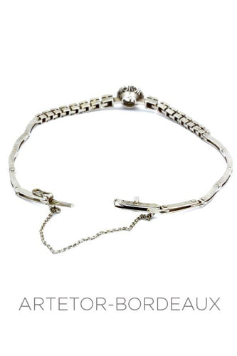 Bracelet Bracelet articulé Art Déco diamants 58 Facettes 17361