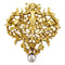 Broche Broche 1900 en or jaune et diamant. 58 Facettes 30006